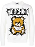 Moschino Teddy Bear Jumper - White