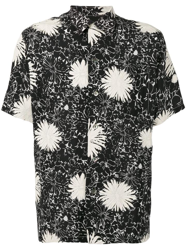 Junya Watanabe Comme Des Garçons Man - Floral Print Shirt - Men - Cupro/rayon - S, Black, Cupro/rayon