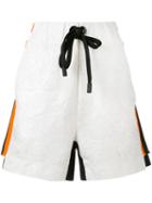 No Ka' Oi - Paku Sports Bermuda Shorts - Women - Polyamide/polyester/spandex/elastane/viscose - Xs, White
