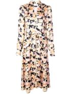 Stine Goya Swan Shirt Dress - Pink