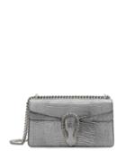 Gucci Small Size Metallic Dionysus Shoulder Bag - Silver