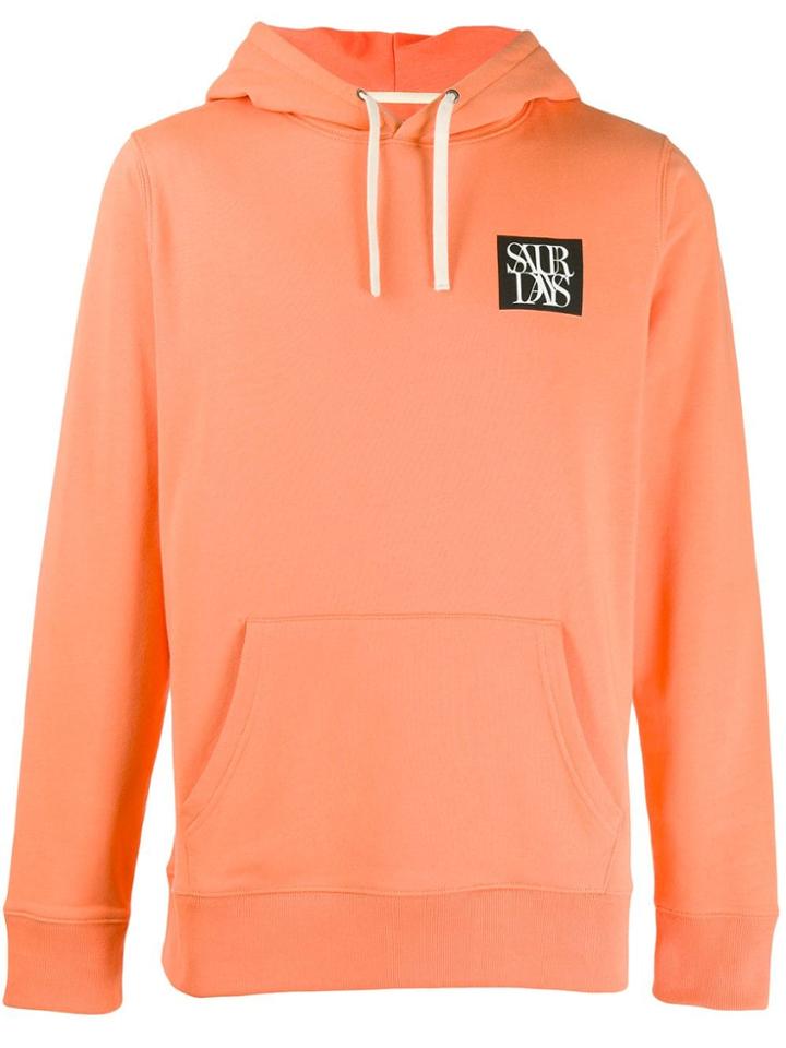 Saturdays Nyc Chest Logo Hoodie - Orange