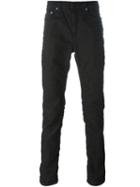 Neil Barrett Slim Fit Jeans, Men's, Size: 32, Black, Cotton/polyester/spandex/elastane