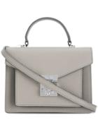 Mcm Patricia Park Avenue Shoulder Bag - Grey