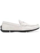 Emporio Armani Logo Loafers - Grey