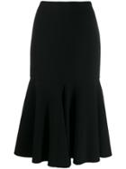 Giorgio Armani Flared Skirt - Black