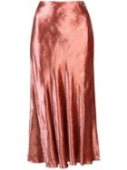 Brock Collection Flared Slip Skirt - Pink