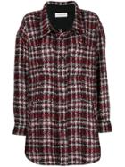 Faith Connexion Checked Oversized Shirt - Red