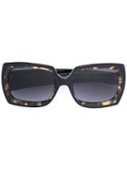 Oliver Goldsmith Square Sunglasses, Women's, Brown, Acetate