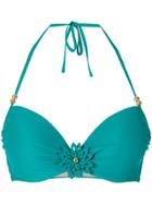 Marlies Dekkers La Flor Push-up Bikini Top - Green