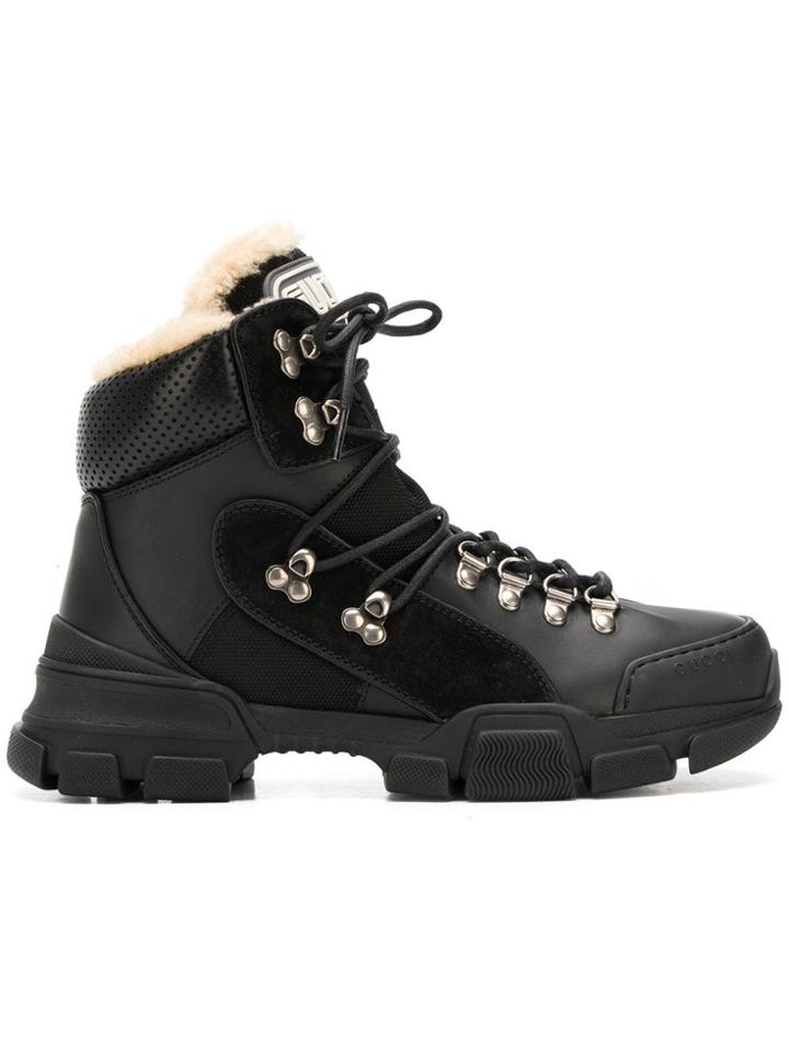 Gucci Flashtrek High-top Sneakers - Black