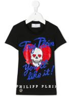 Philipp Plein Kids - Try Plein You'll Like It Studded T-shirt - Kids - Cotton - 10 Yrs, Black