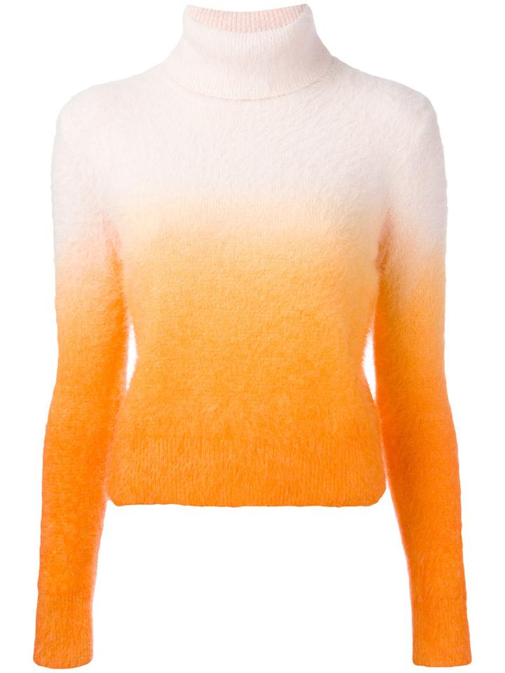 Carven Tina Jumper, Women's, Size: Xs, Yellow/orange, Cotton/polyamide