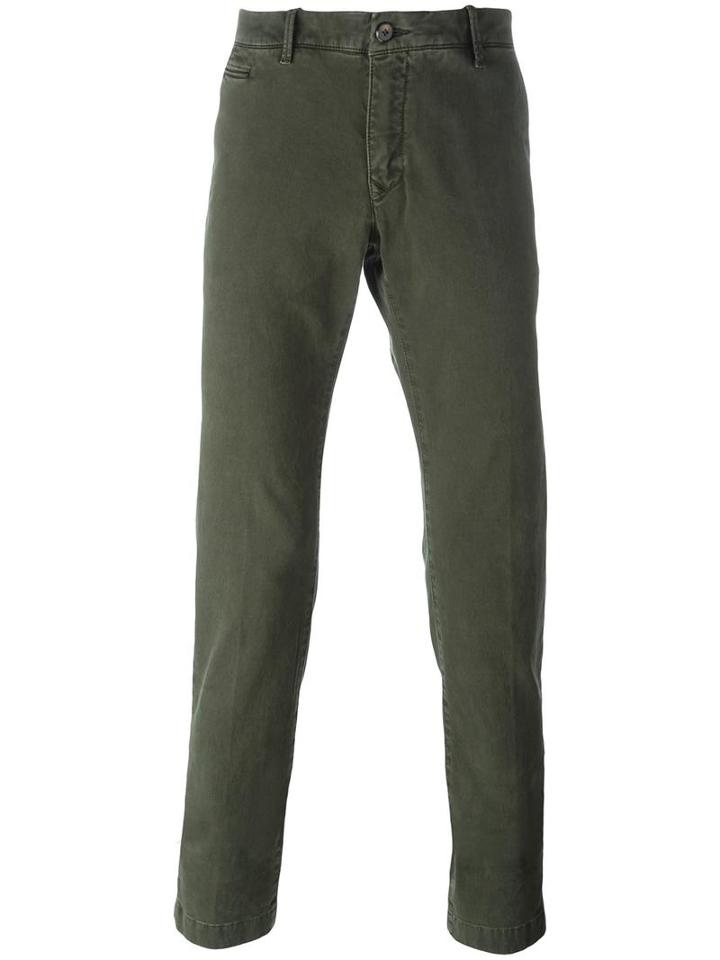Jacob Cohen 'bobby' Slim-fit Chinos, Men's, Size: 33, Green, Cotton/spandex/elastane