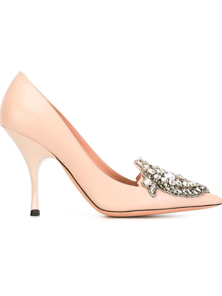 Rochas Embellished Stiletto Pumps