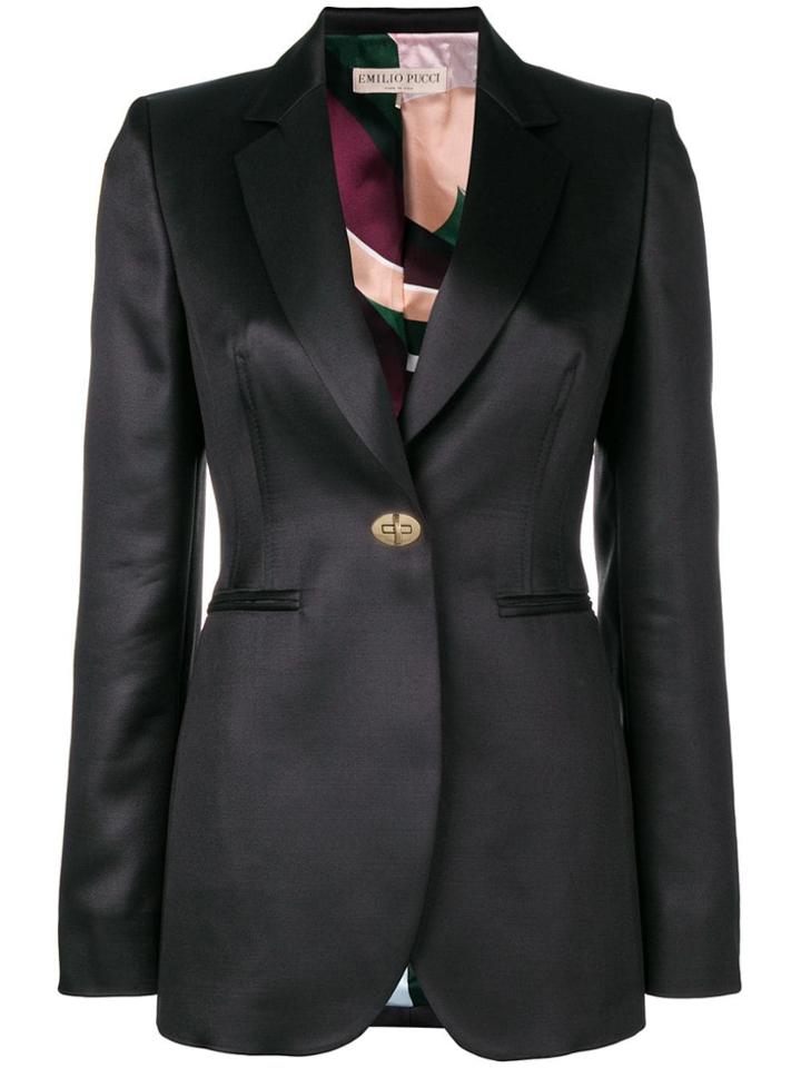 Emilio Pucci Formal Blazer - Black
