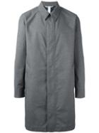 Ami Alexandre Mattiussi Classic Raincoat, Men's, Size: Xl, Grey, Cotton/polyester/polyurethane/polyester
