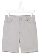 Armani Junior Denim Shorts - Grey