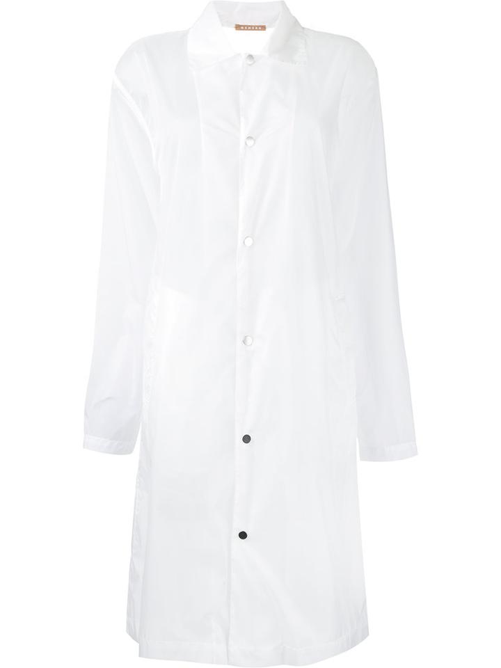 Nehera - 'colla' Sheer Coat - Women - Polyamide - 36, White, Polyamide