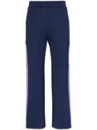 Mira Mikati Striped Popper Button Trousers - Blue