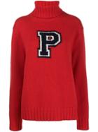 Ralph Lauren Knitted Roll Neck Jumper - Red