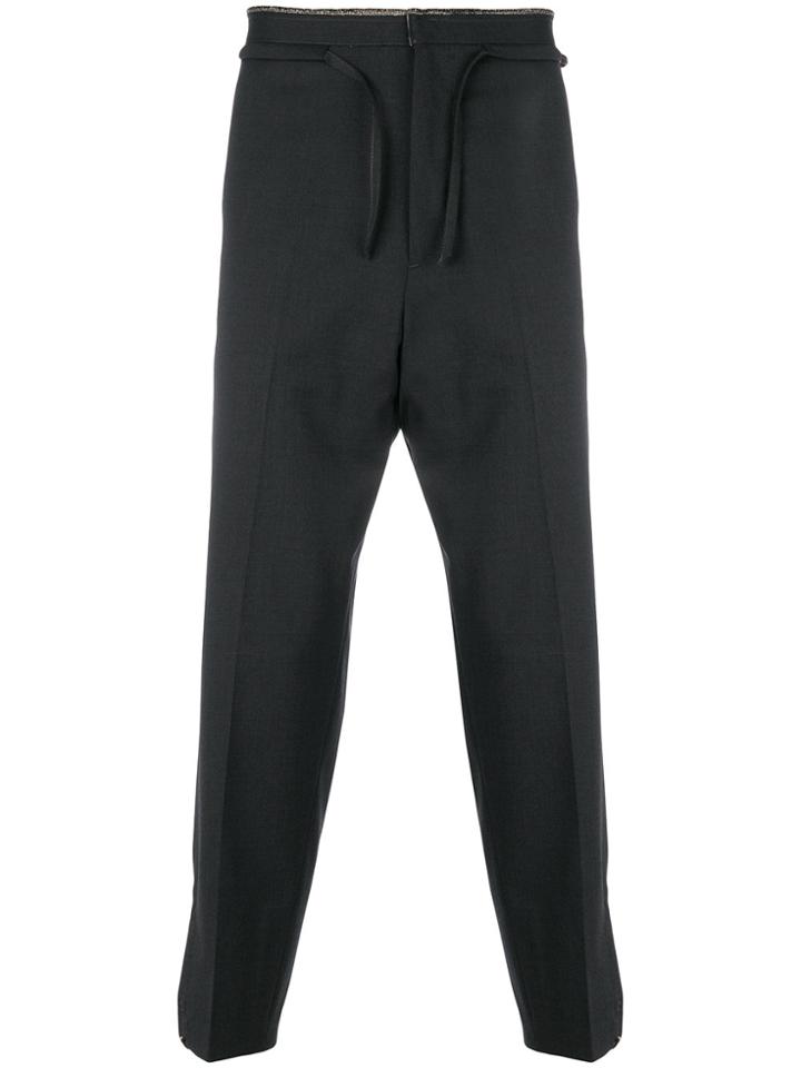 Oamc Drawstring Detail Trousers - Grey