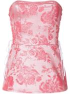 Manning Cartell Metallic Kyoto Calling Floral Bustier - Pink