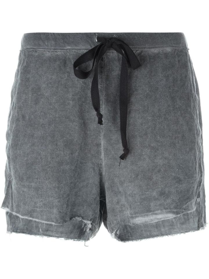 Lost & Found Rooms Raw Hem Shorts - Black