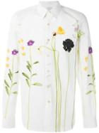 Paul Smith Floral Print Shirt, Men's, Size: Xxl, White, Cotton
