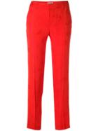 Zadig & Voltaire Prune Paisley Jacquard Trousers - Red