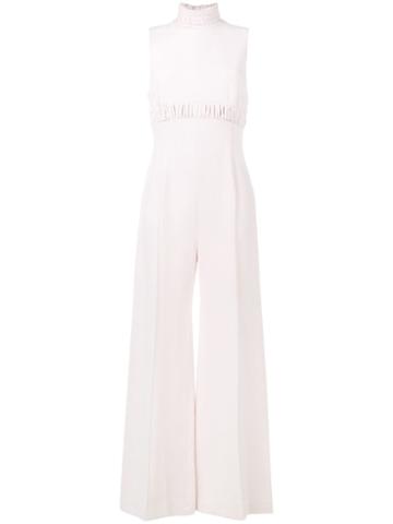 Emilia Wickstead - Hulla Sleeveless Jumpsuit - Women - Silk/cotton/polyamide/viscose - 10, Pink/purple, Silk/cotton/polyamide/viscose