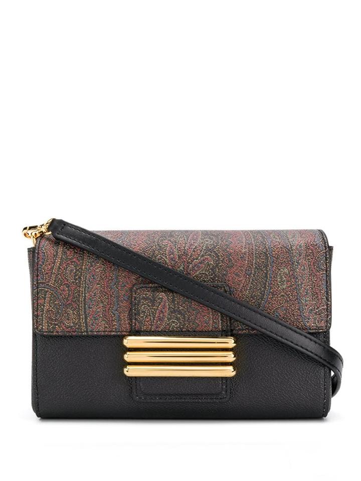 Etro Paisley Print Cross Body Bag - Neutrals