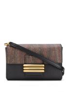 Etro Paisley Print Cross Body Bag - Neutrals