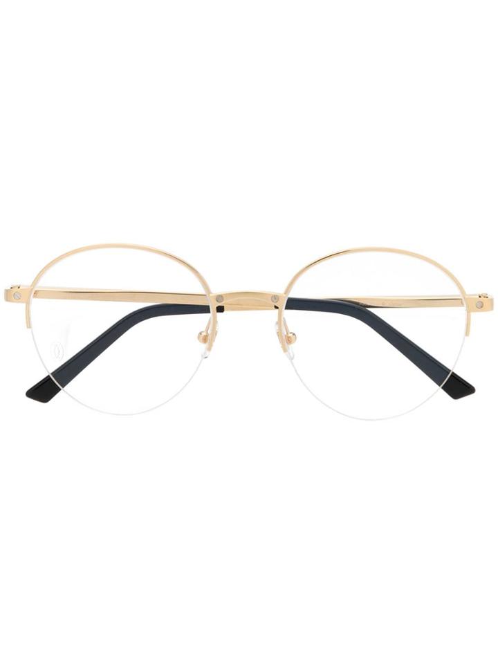Cartier Santos Glasses - Gold