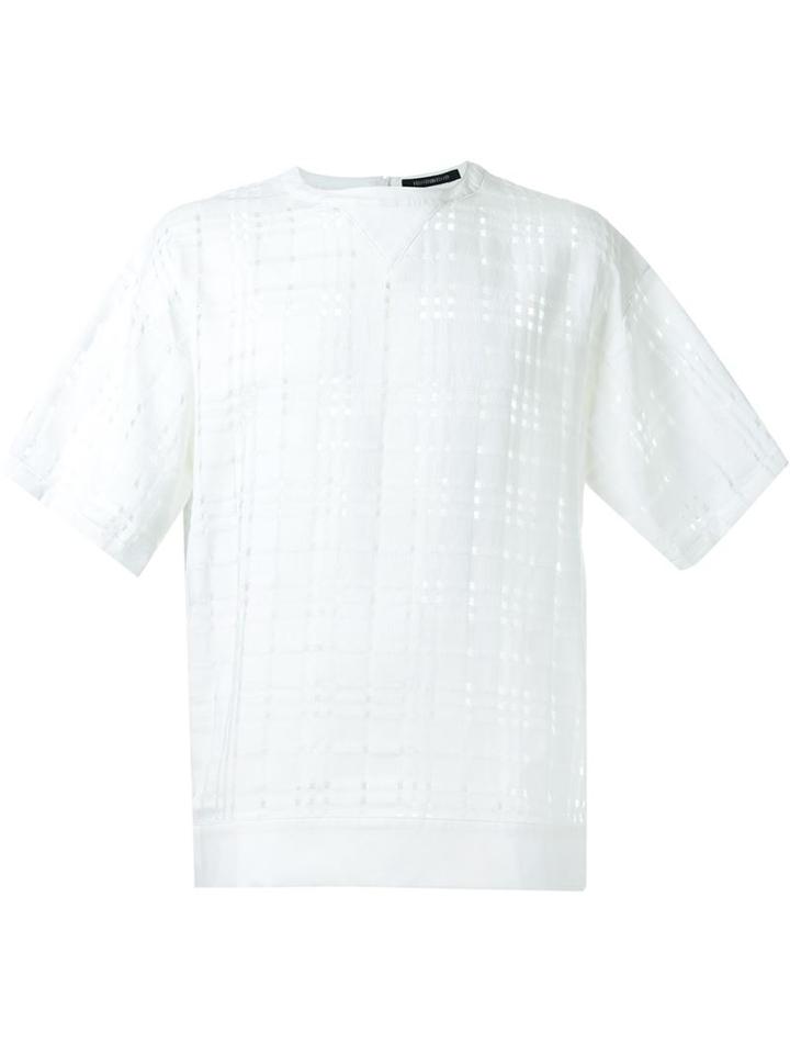 Dressedundressed Woven Check T-shirt