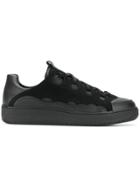 Rombaut Suede-panelled Sneakers - Black