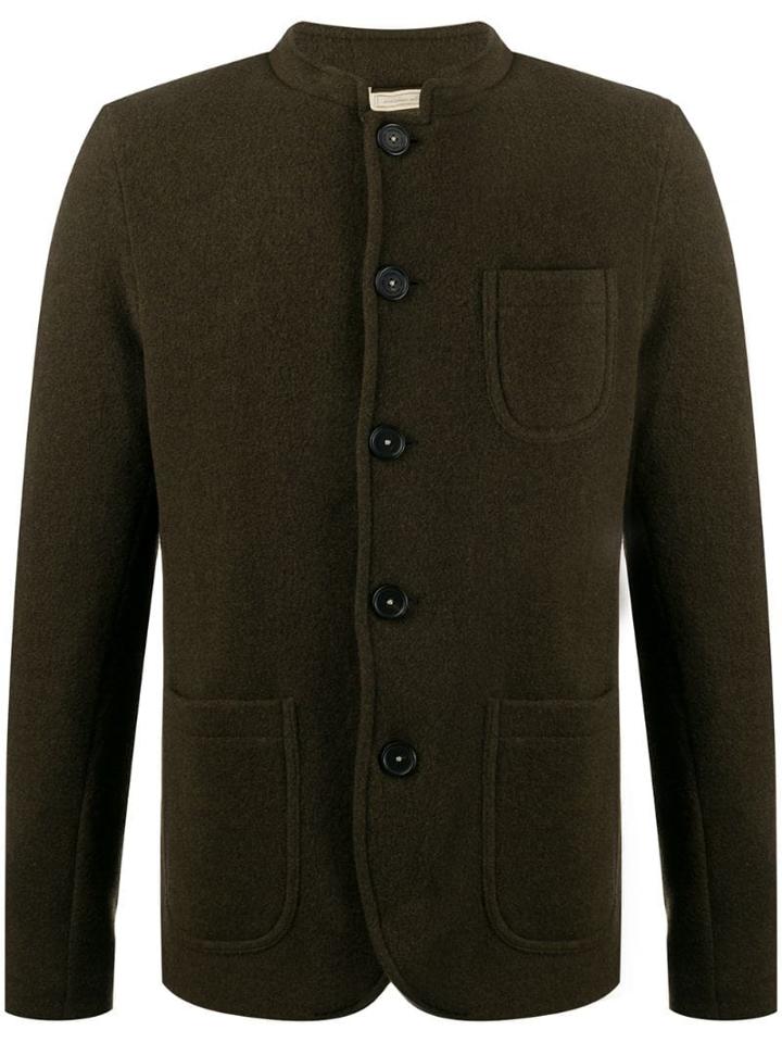 Massimo Alba Felt Nap Jacket - Green