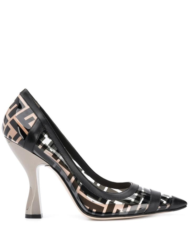Fendi Ff Monogram Pumps - Neutrals