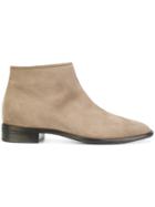Giuseppe Zanotti Design Suede Ankle Boots - Nude & Neutrals