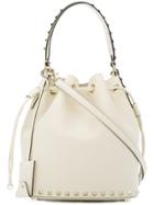 Valentino Rockstud Bucket Tote - Nude & Neutrals