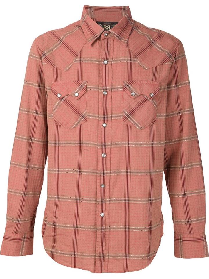 Rrl Checked Western Shirt
