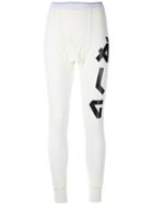 À La Garçonne - Printed Trousers - Women - Cotton/polyester - One Size, White, Cotton/polyester