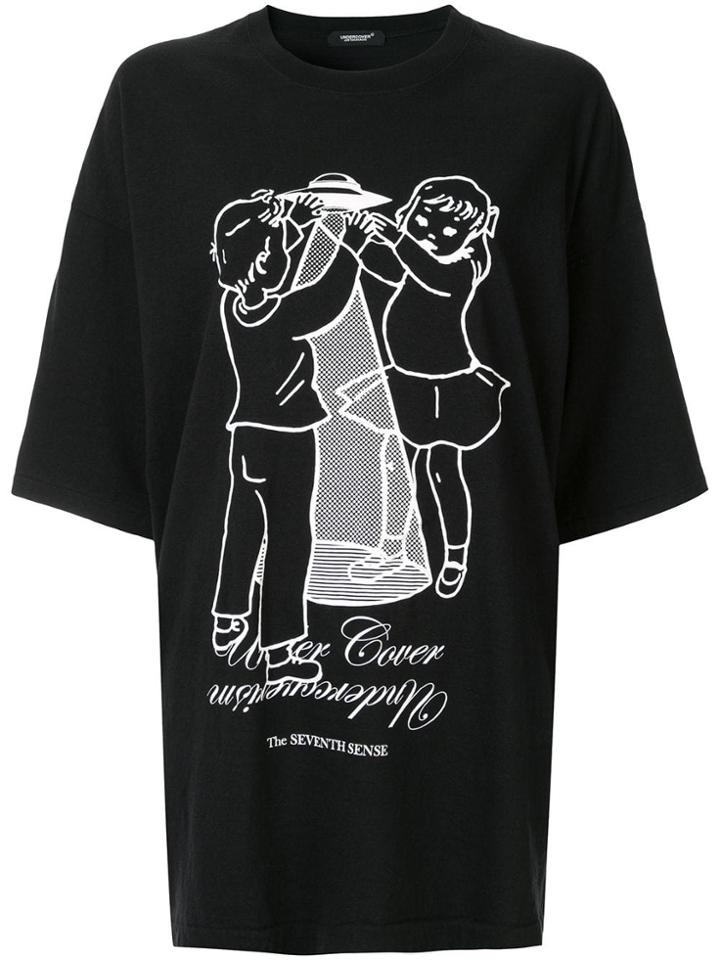 Undercover 'the Seventh Sense' Oversized T-shirt - Black