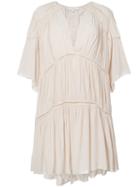 Iro - Lahina Dress - Women - Cotton/viscose - 38, Nude/neutrals, Cotton/viscose