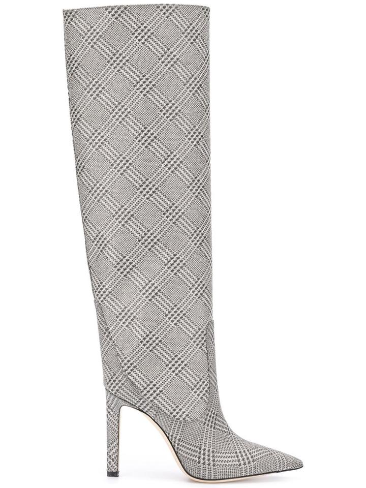 Jimmy Choo Mavis 100 Boots - Silver