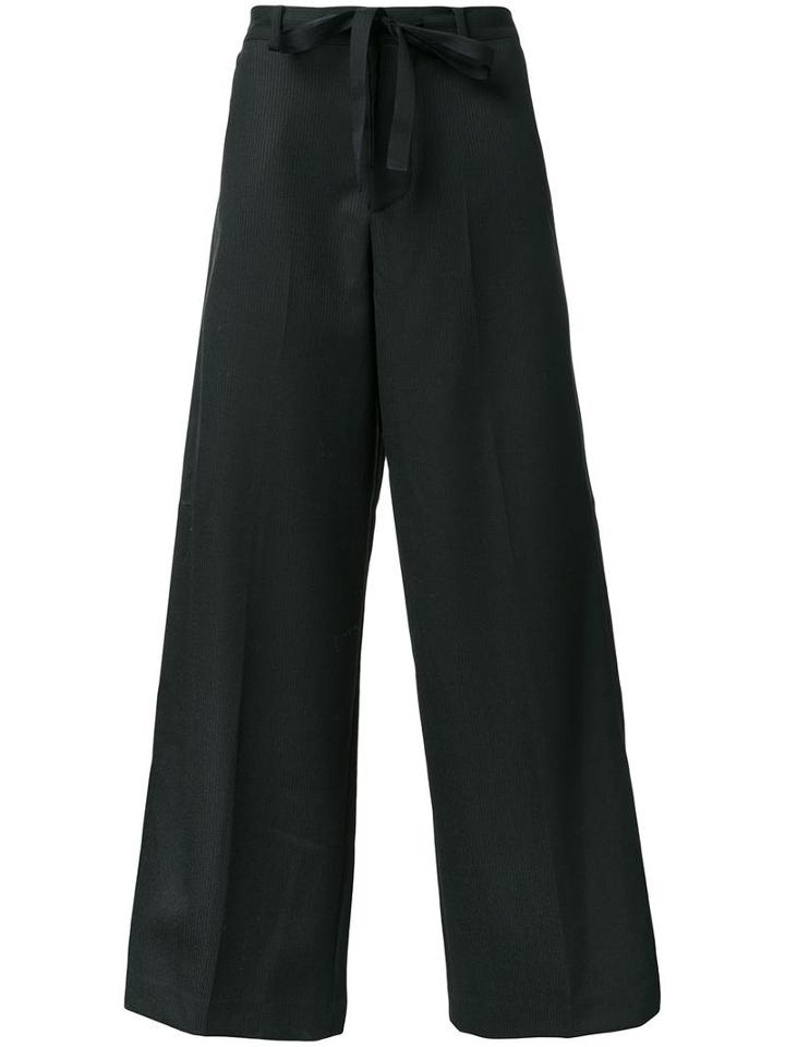Dressedundressed Loose Fit Trousers, Men's, Size: 2, Black, Wool