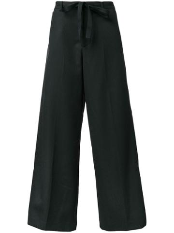 Dressedundressed Loose Fit Trousers, Men's, Size: 2, Black, Wool