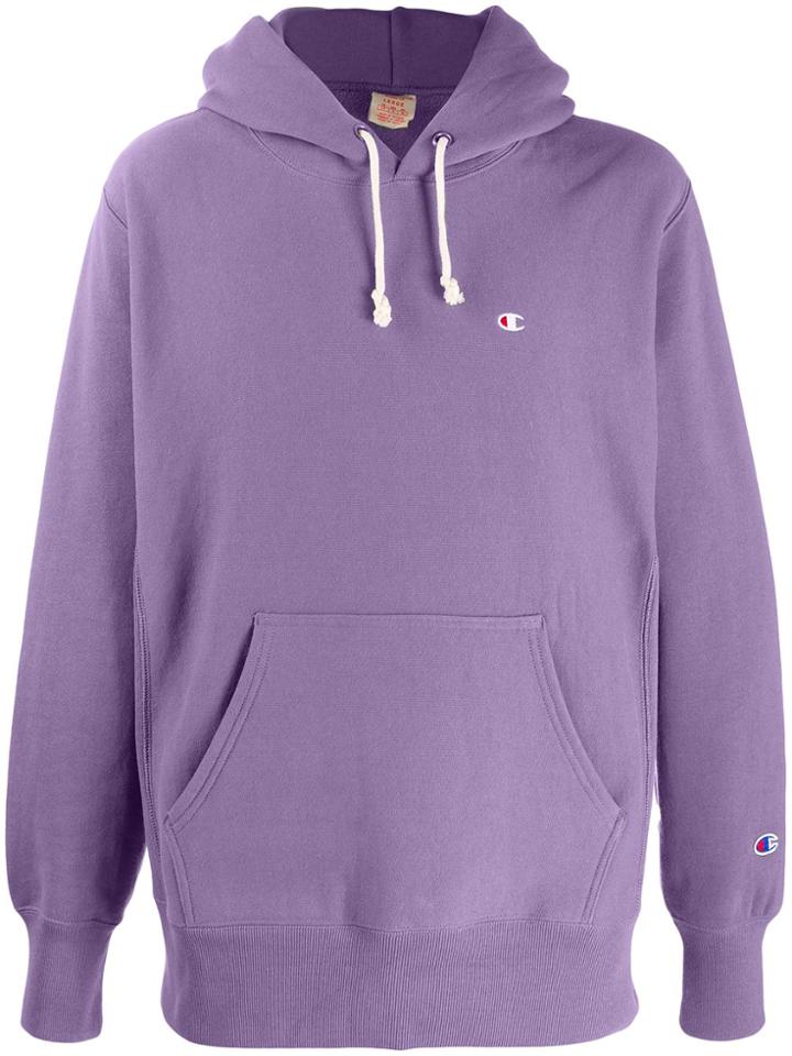 Champion Jersey Hoodie - Purple