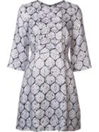 Suno Three-quarters Sleeve Dress