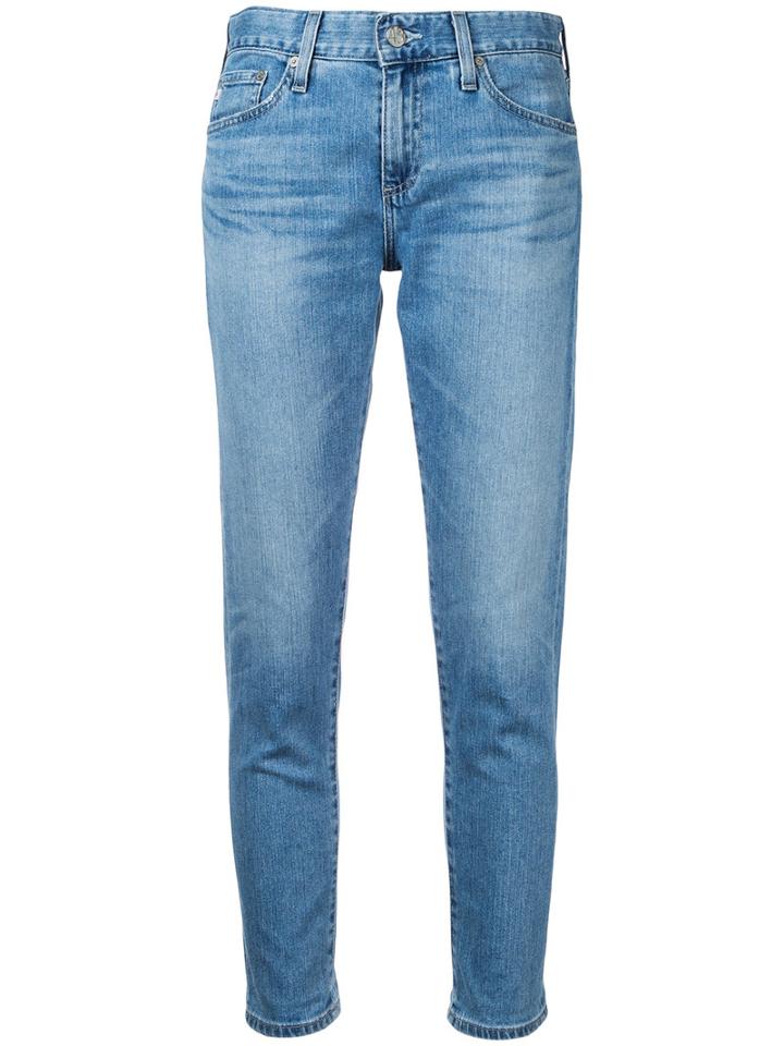 Ag Jeans - Cropped Jeans - Women - Cotton/polyurethane - 23, Blue, Cotton/polyurethane